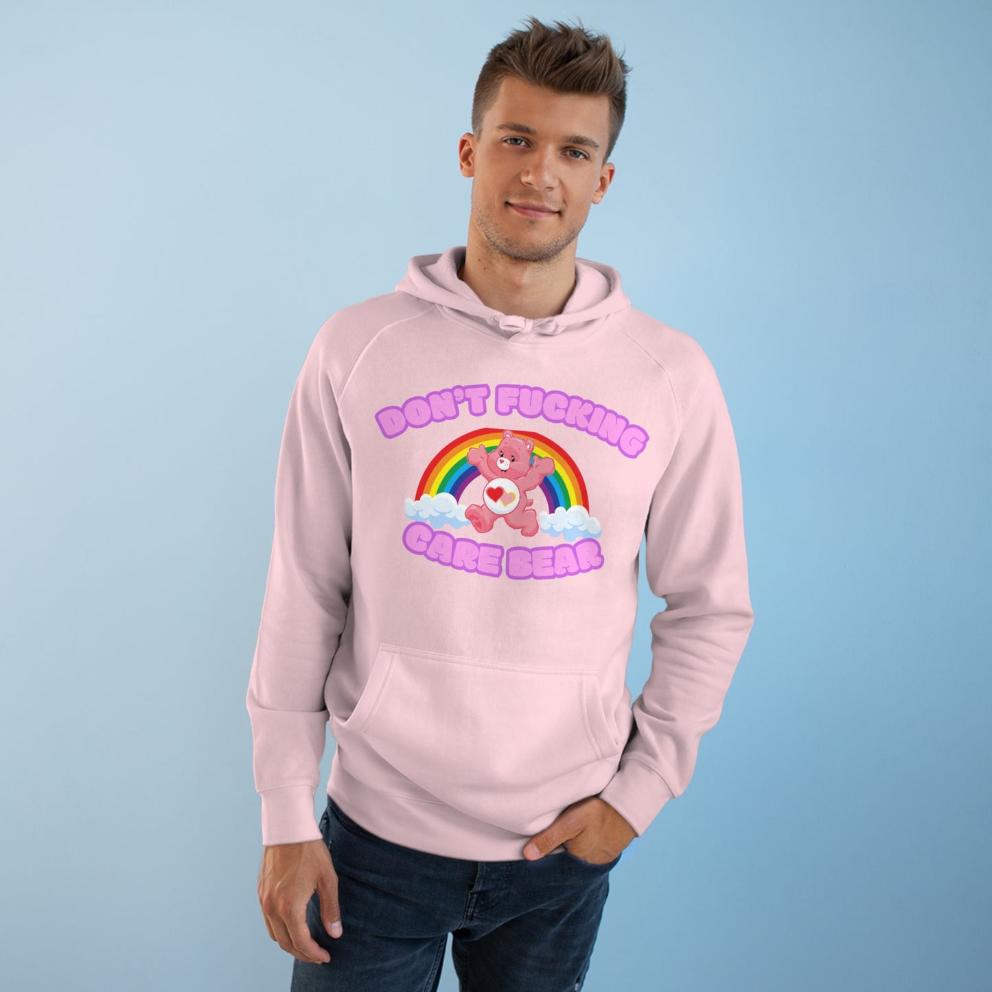 Don't Fucking Care Bear Unisex Supply Hoodie