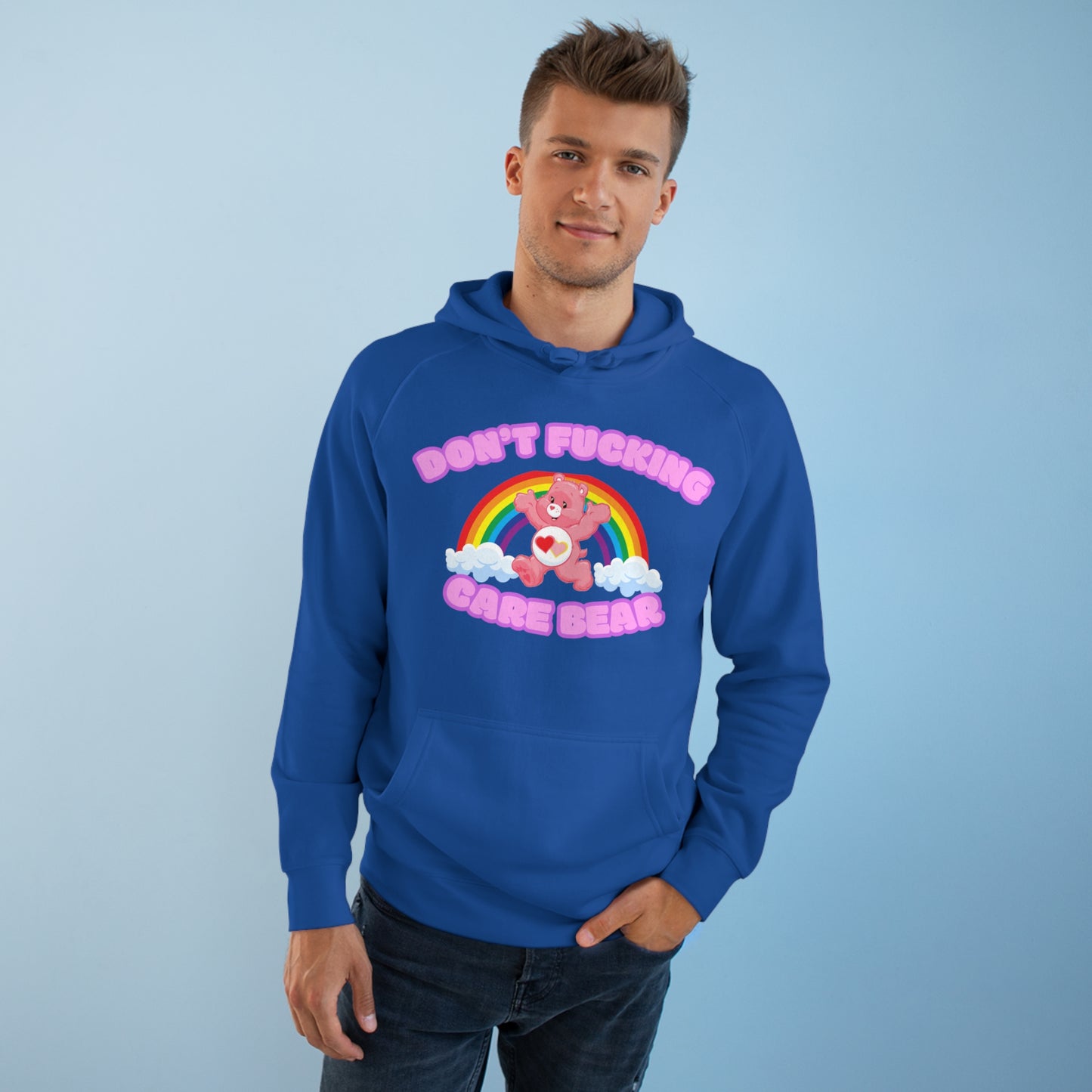 Don't Fucking Care Bear Unisex Supply Hoodie