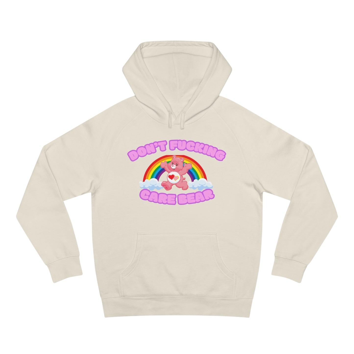 Don't Fucking Care Bear Unisex Supply Hoodie