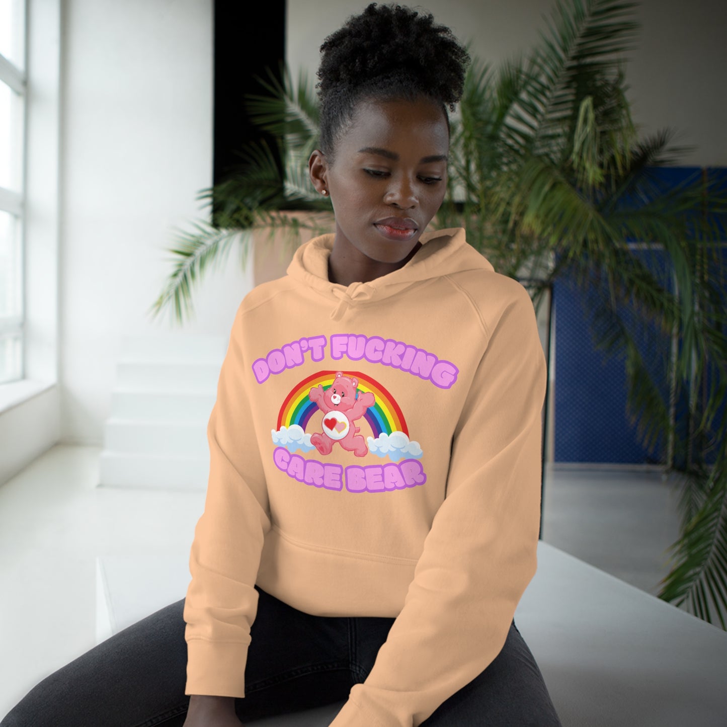 Don't Fucking Care Bear Unisex Supply Hoodie