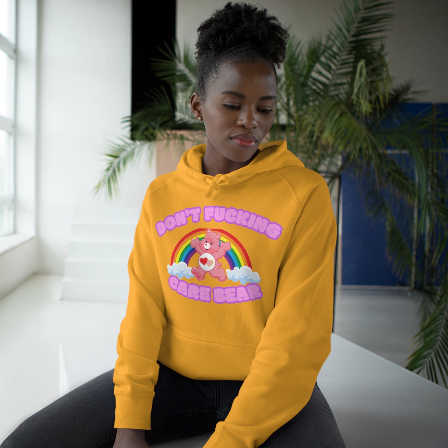 Don't Fucking Care Bear Unisex Supply Hoodie