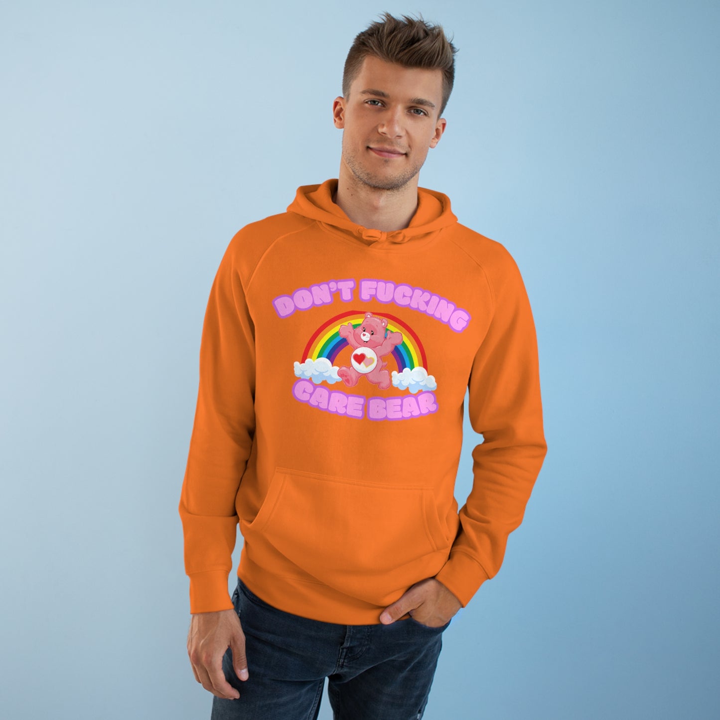 Don't Fucking Care Bear Unisex Supply Hoodie