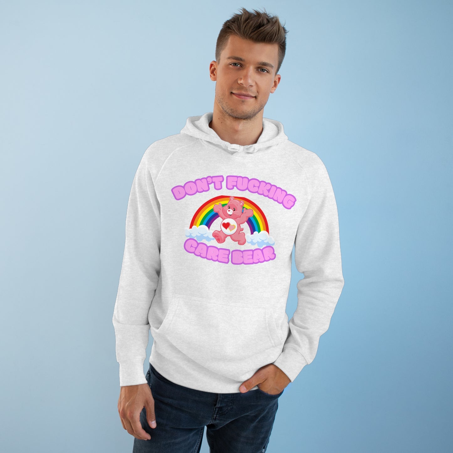 Don't Fucking Care Bear Unisex Supply Hoodie