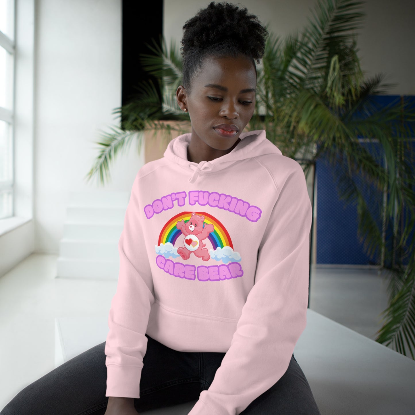 Don't Fucking Care Bear Unisex Supply Hoodie