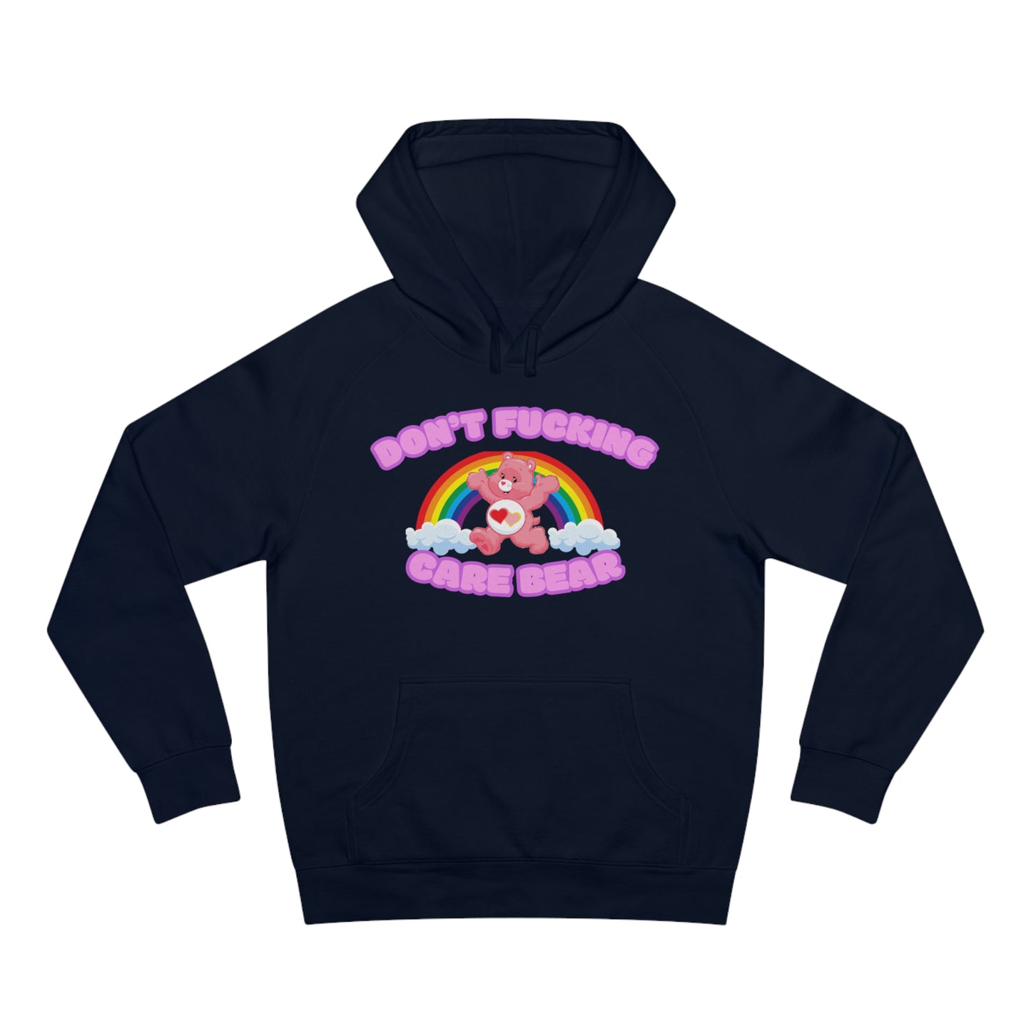 Don't Fucking Care Bear Unisex Supply Hoodie