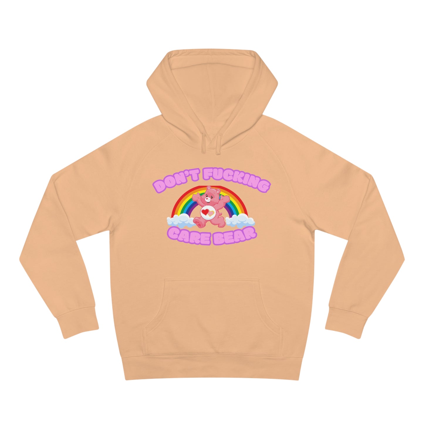 Don't Fucking Care Bear Unisex Supply Hoodie