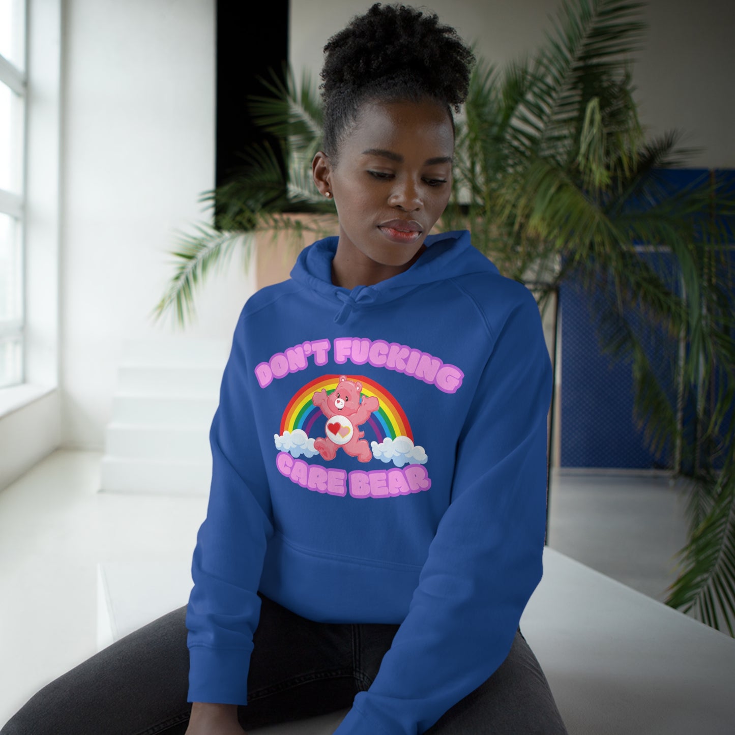 Don't Fucking Care Bear Unisex Supply Hoodie