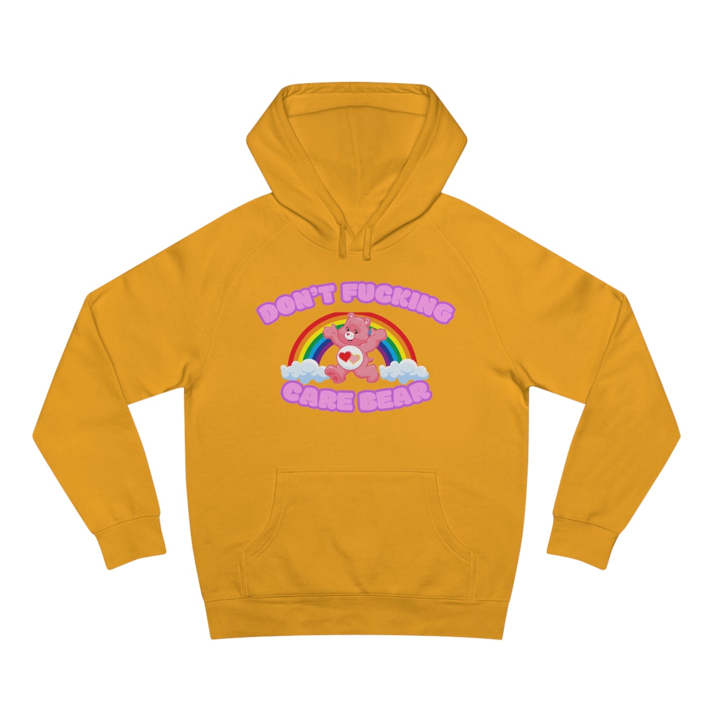Don't Fucking Care Bear Unisex Supply Hoodie