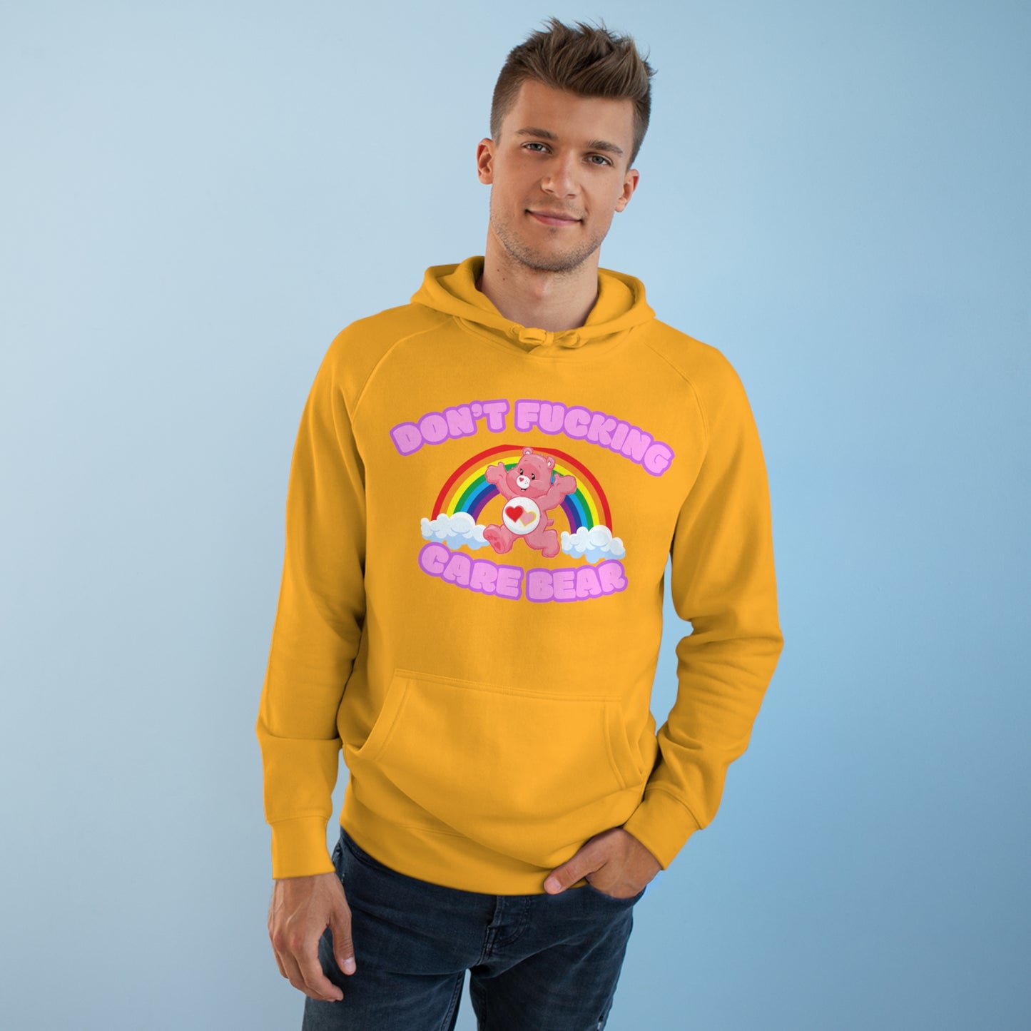 Don't Fucking Care Bear Unisex Supply Hoodie