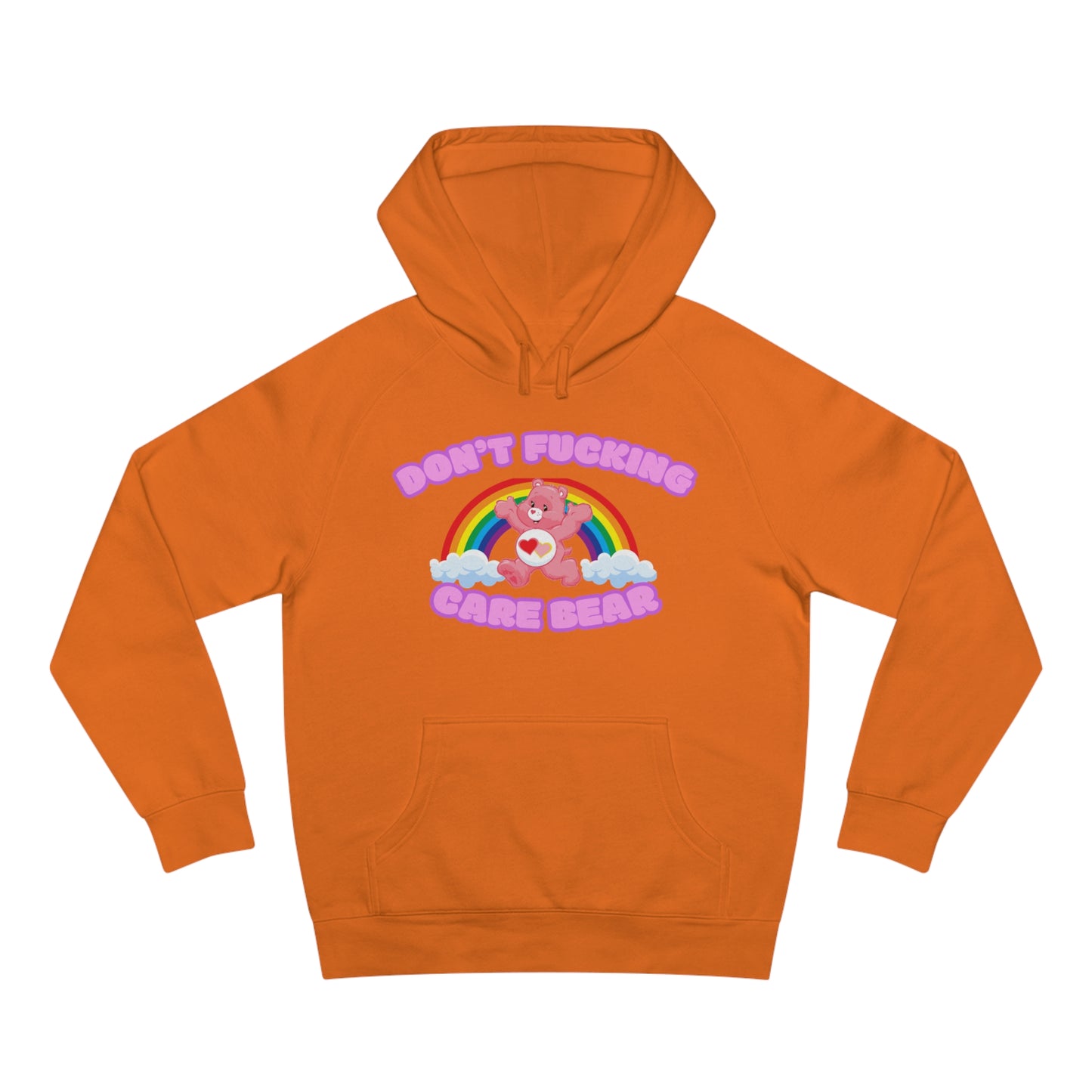Don't Fucking Care Bear Unisex Supply Hoodie