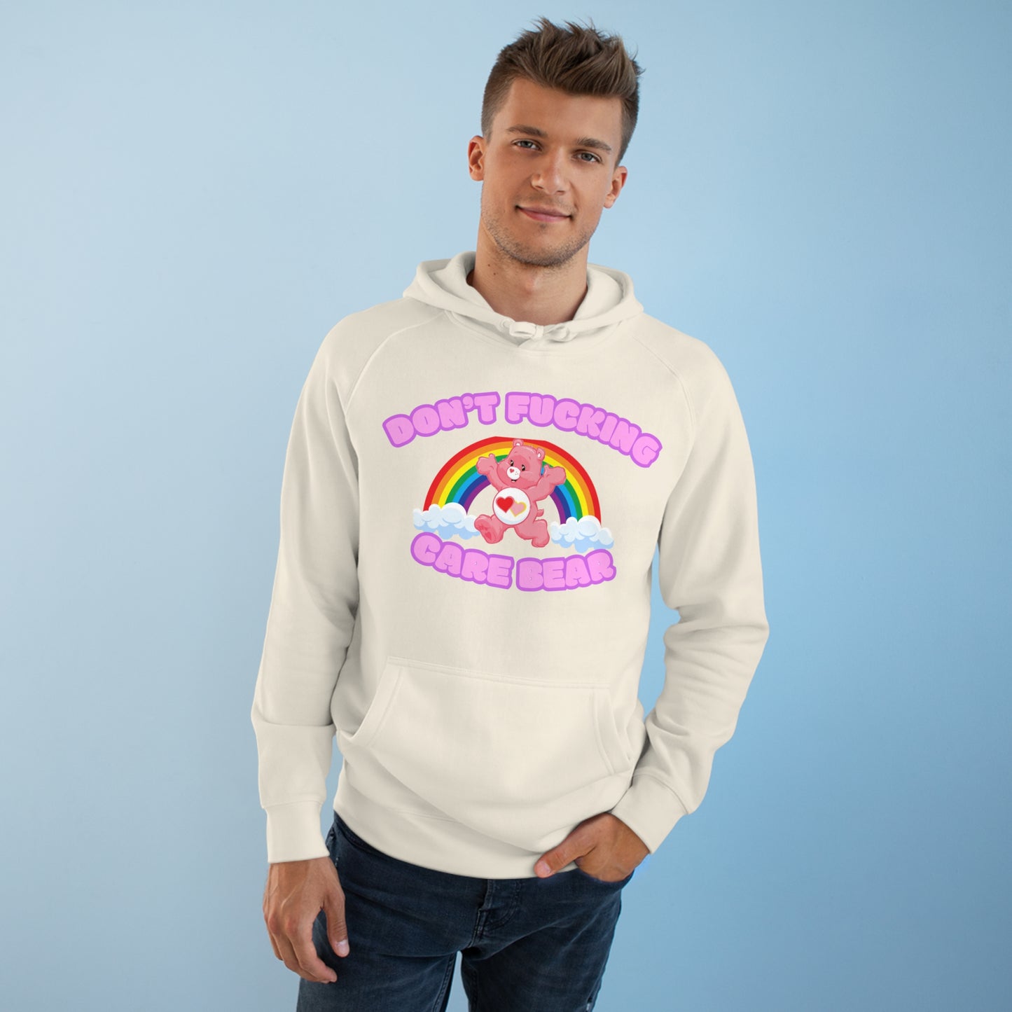 Don't Fucking Care Bear Unisex Supply Hoodie
