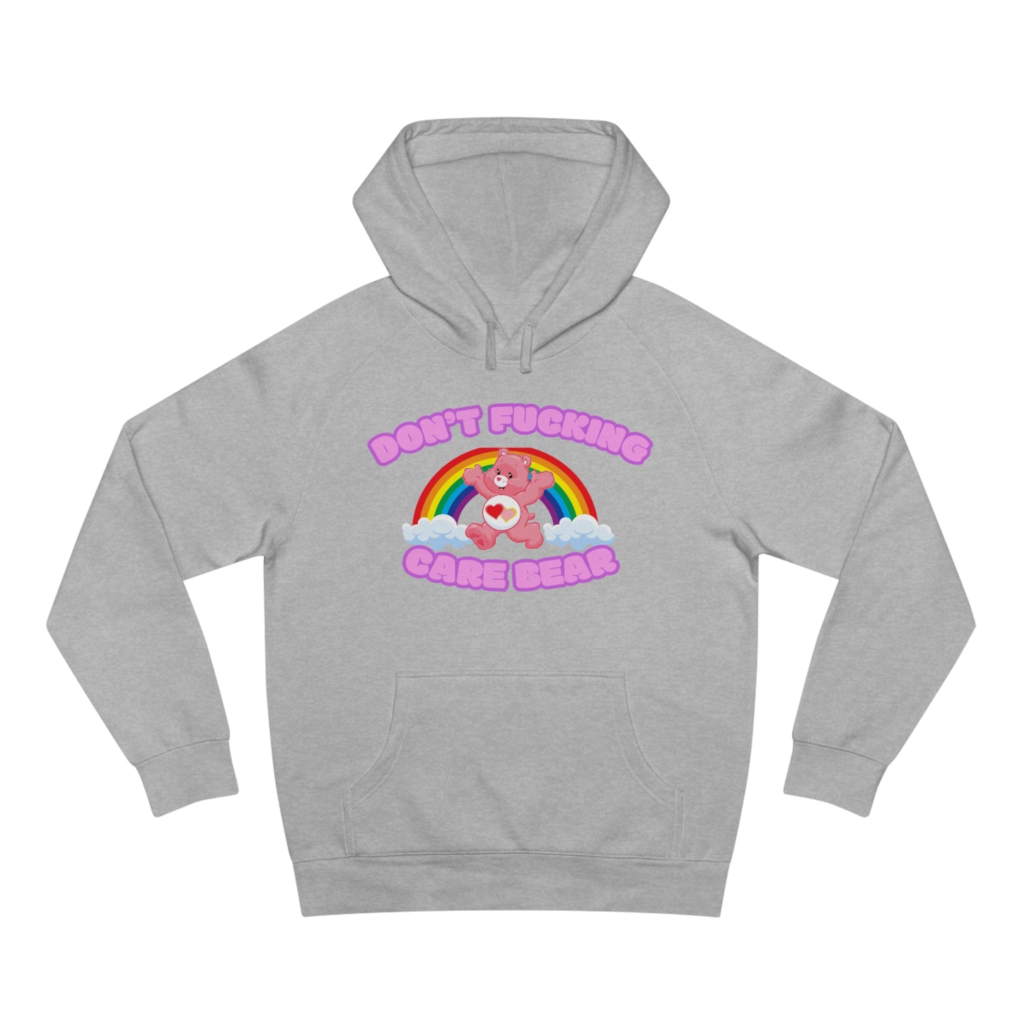 Don't Fucking Care Bear Unisex Supply Hoodie