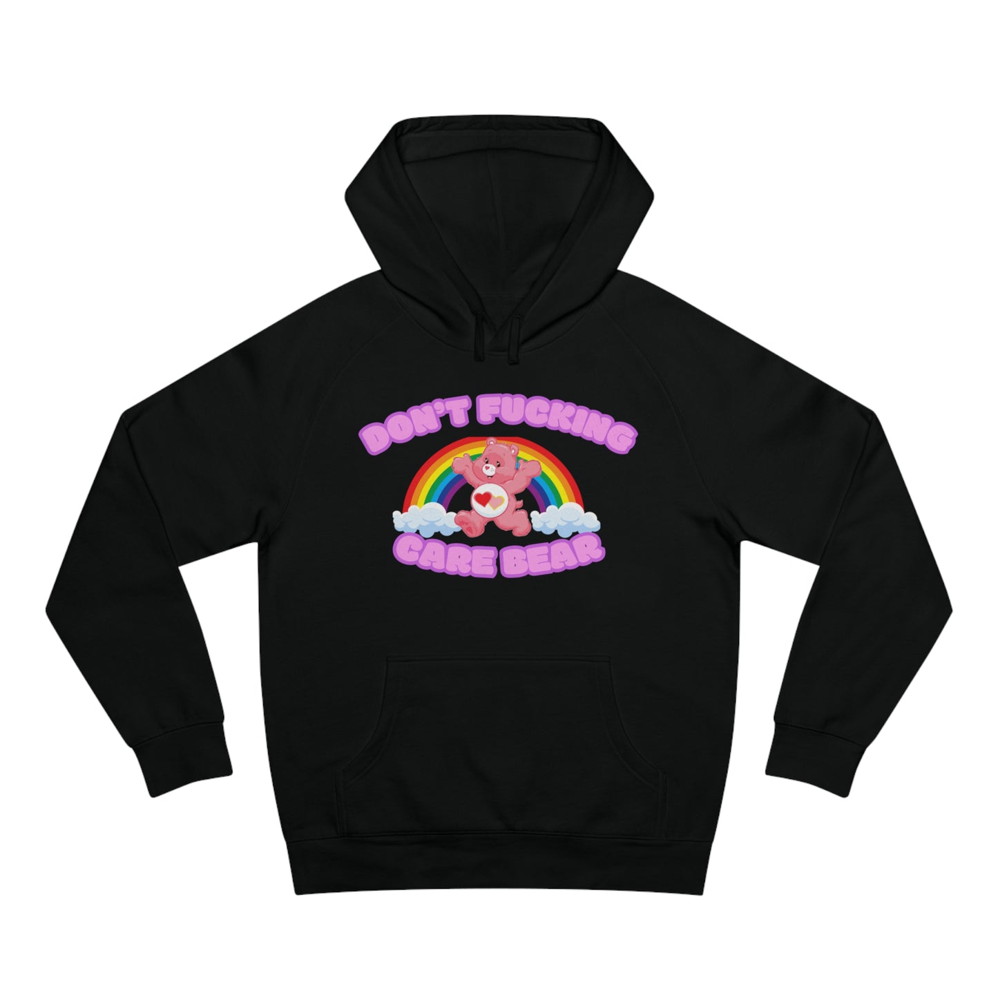 Don't Fucking Care Bear Unisex Supply Hoodie