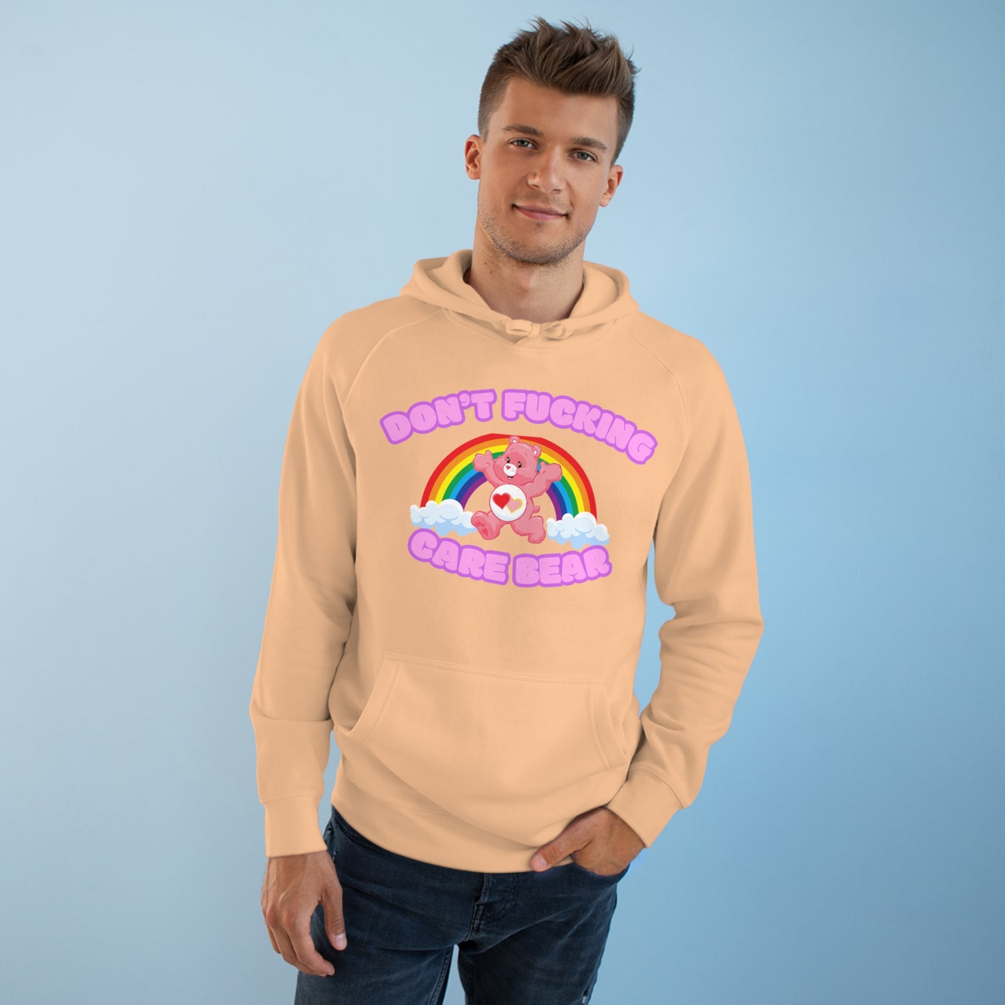 Don't Fucking Care Bear Unisex Supply Hoodie