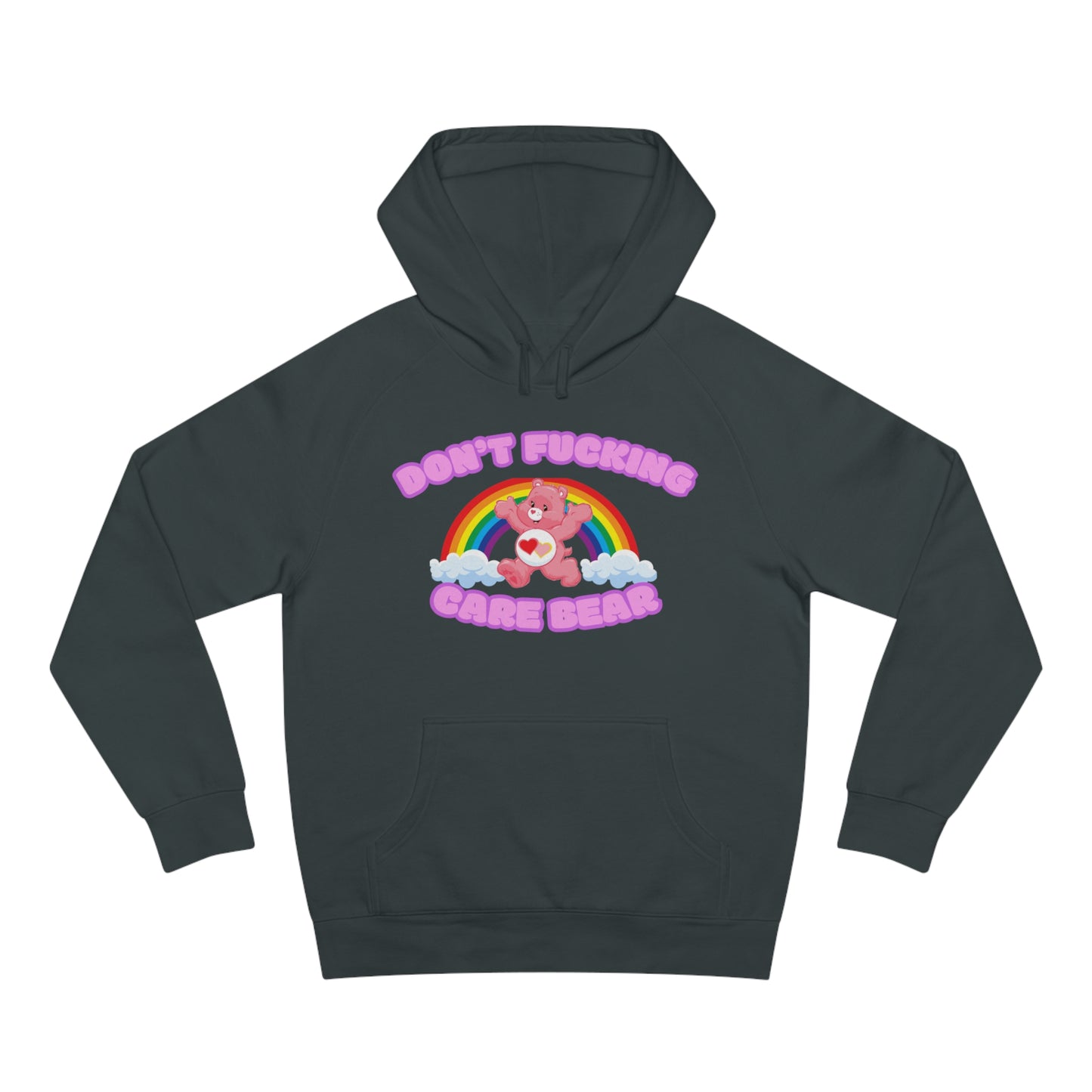 Don't Fucking Care Bear Unisex Supply Hoodie
