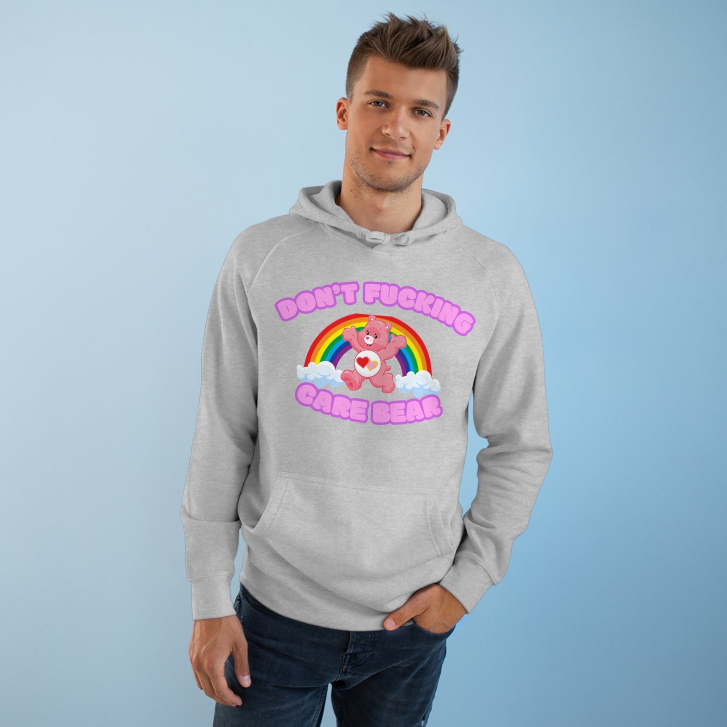 Don't Fucking Care Bear Unisex Supply Hoodie