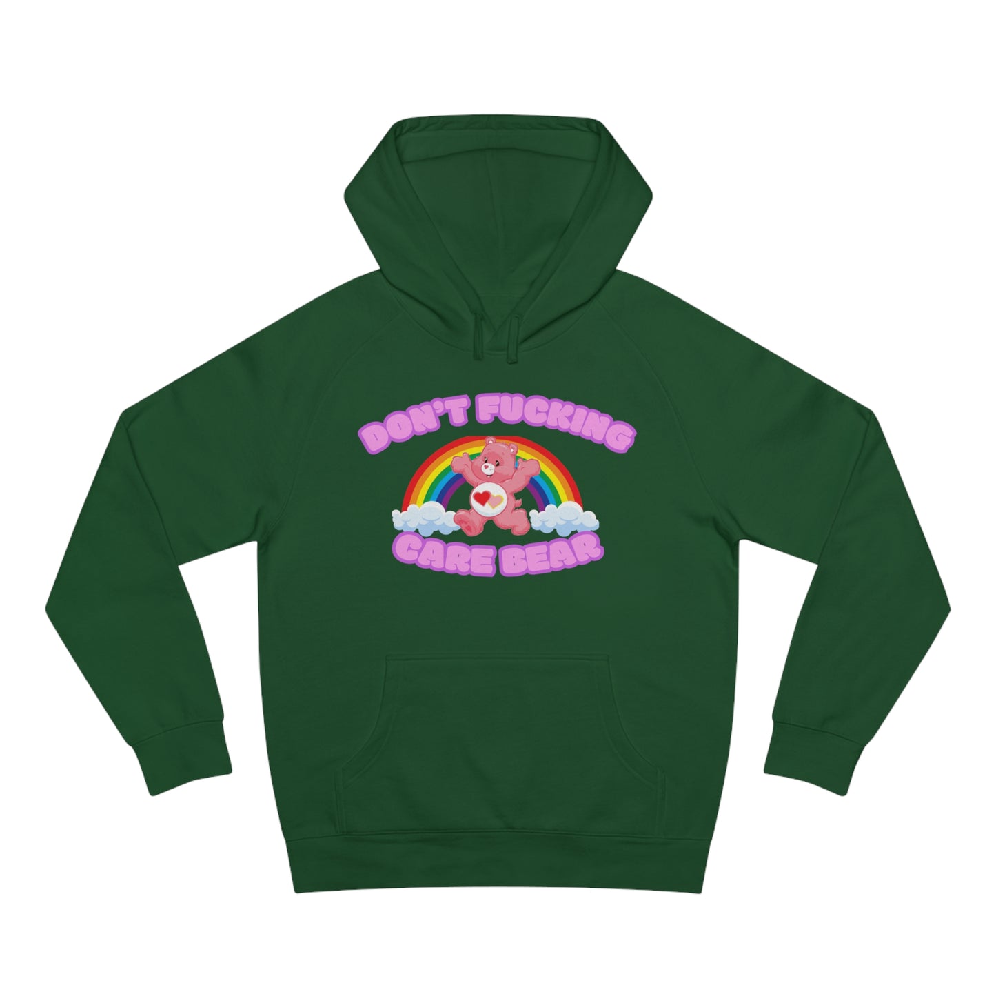 Don't Fucking Care Bear Unisex Supply Hoodie