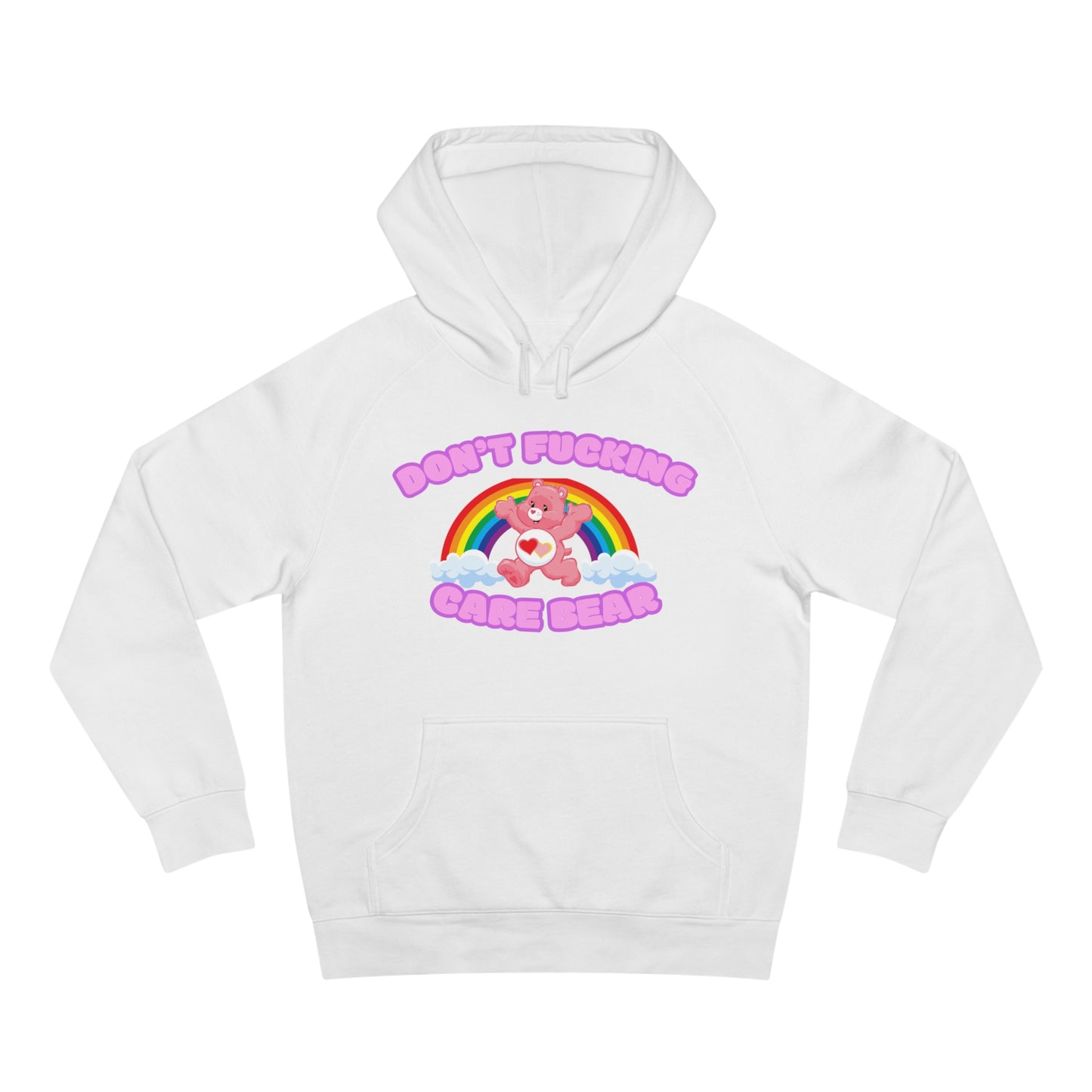 Don't Fucking Care Bear Unisex Supply Hoodie