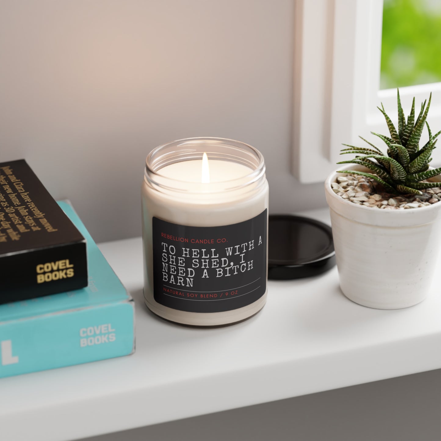 Bitch Barn Scented Soy Candle, 9oz