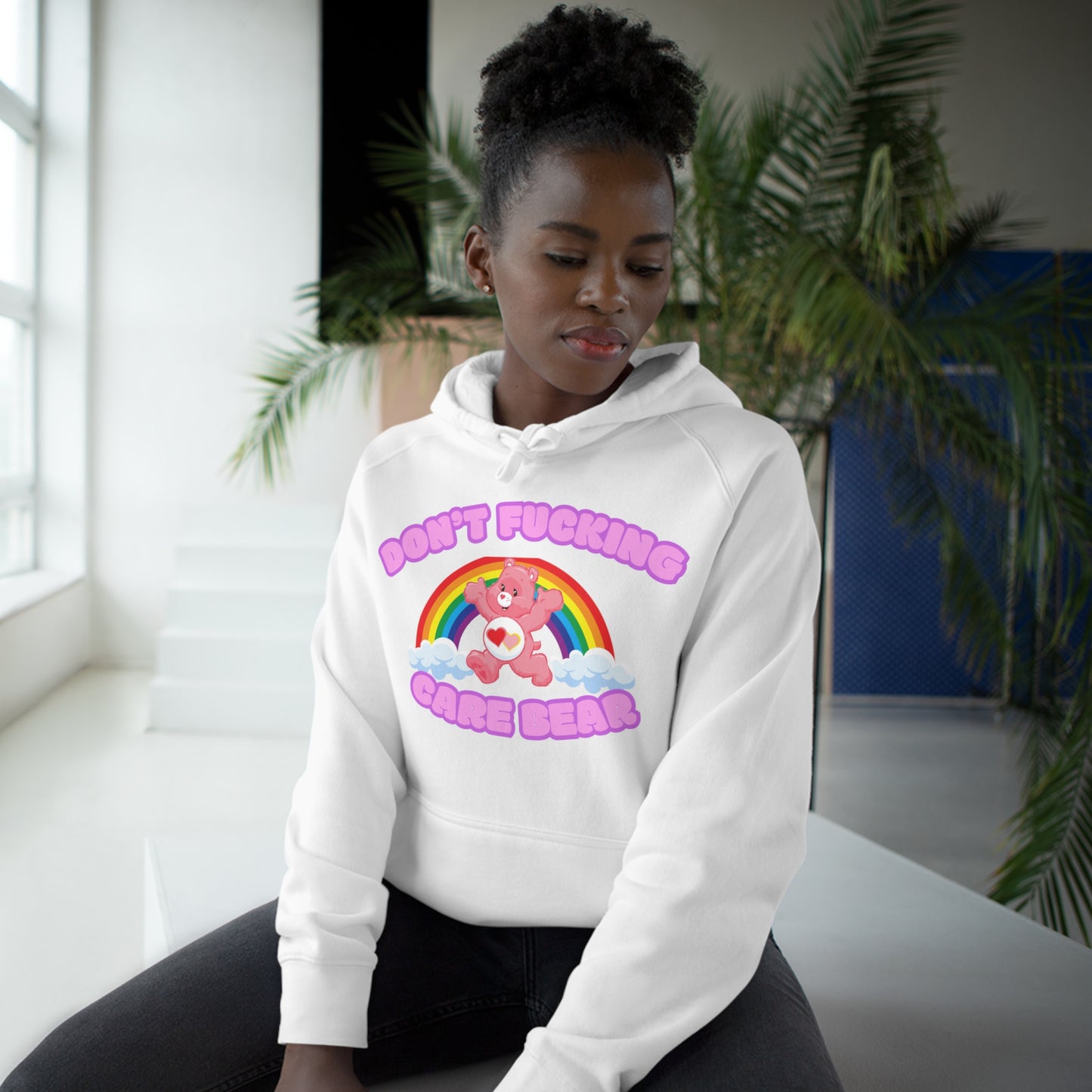 Don't Fucking Care Bear Unisex Supply Hoodie