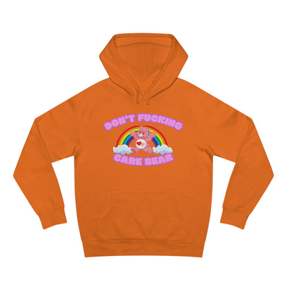 Don't Fucking Care Bear Unisex Supply Hoodie